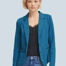 BAESD Notched Lapel Single-Breasted Casual Blazer-picture-10