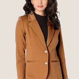 BAESD Notched Lapel Single-Breasted Casual Blazer-picture-33