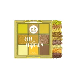 Nicka K Pop Neon Nine Color Eyeshadow Palette - Oh Honey-0