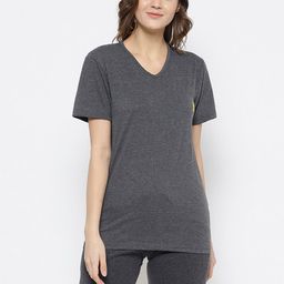 VIMAL JONNEY Women Grey Solid Night suit-image-97