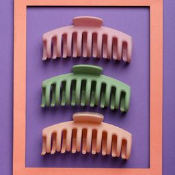 VOGUE PANASH Women Set of 3 Claw Clip-51