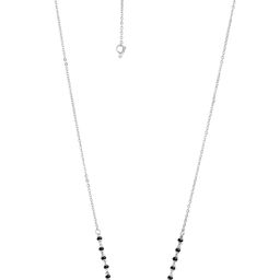 MINUTIAE Silver-Plated Artificial Stones and Beads Mangalsutra-image-5