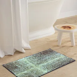 BIANCA Khaki Colored & Brown Patterned 1600 GSM Anti-Skid Bath Rugs-image-68