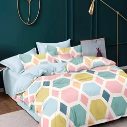 RRC Pink AC Room 210 GSM Single Bed Comforter-24