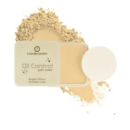 Colors Queen Oil Control Pan Cake Bright Effect Wrinkle Care Compact 15 g - Shade 04-17