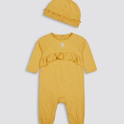 mothercare Infants Polka Dots Printed Cotton Romper-16