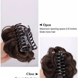 CRIBE Messy Juda Bun Hair Extension - Brown-50