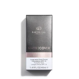 EUROPE GIRL Matte Cover Long-Wear Even Finish SPF15 Foundation 40ml - Light Medium 120-43