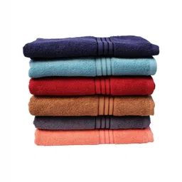 GOODMAN GLOBUS Maroon Pure Cotton 500 GSM Bath Towel-image-97
