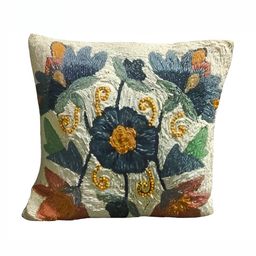 PURINA'S White & Blue Embellished Square Cushion Covers-image-40