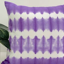 SLEEPY THREADS Purple & White Set of 5 Abstract Square Cushion Covers-0