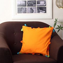 Lushomes Orange & Blue Square Cushion Covers-image-88