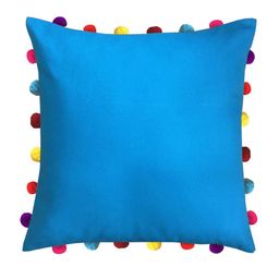 Lushomes Blue & Yellow Square Cushion Covers-image-38