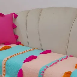 THROWPILLOW Pink Embellished Square Cushion Covers-image-39