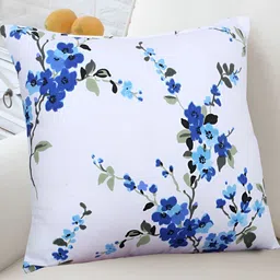 Texstylers Blue 5 Pieces Floral Square Cushion Covers-picture-3