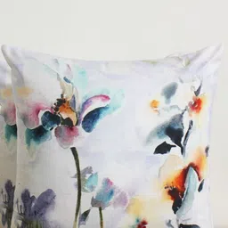 Jamio Firati White & Green 2 Pieces Floral Print Pure Cotton Square Cushion Covers-image-55
