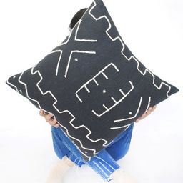 Art Avenue Caladium Grey & White Abstract Printed Cotton Square Cushion Cover-15