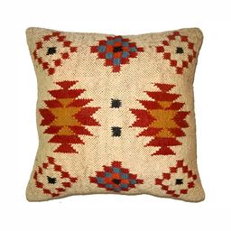 iinfinize Red and Beige Kilim Cushion Cover-image-80