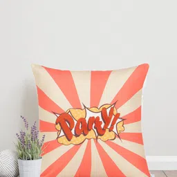 Sivya Pink & White Abstract Square Cushion Covers-image-15