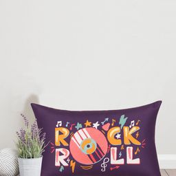 Sivya Blue & Pink Abstract Square Cushion Covers-image-5