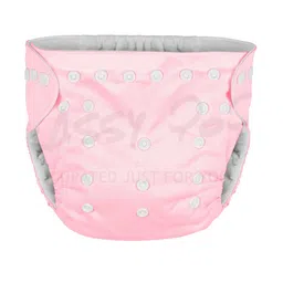 KASSY POP Infant Pink Reusable Diaper With Cotton Insert-21