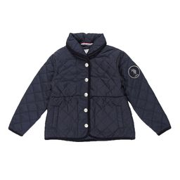 U.S. Polo Assn. Kids Girls Checked Quilted Jacket-picture-31