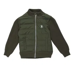 U.S. Polo Assn. Kids Boys Mock Collar Pure Cotton Padded Jacket-picture-11