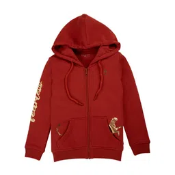 Gini and Jony Girls Hooded Open Front Jacket-image-61