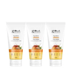 Globus naturals Set Of 3 Pure Glow Ubtan Face Wash With Saffron & Mila - 75g Each-13