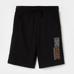 Fame Forever by Lifestyle Boys Black Cotton Shorts-picture-23