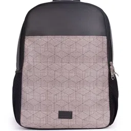 ZOUK Men Geometric Printed Water Resistance Backpack Up to 16 inch image 2