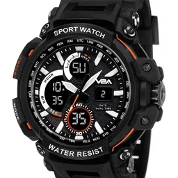 V2A Men Black Dial & Straps Analogue & Digital Multi Function Watch V2A-1708-26