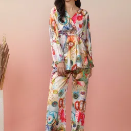 Varanga Abstract Printed Tunic With Trousers-picture-11