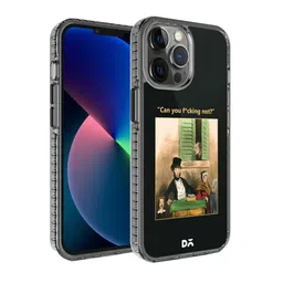DailyObjects Black & Brown Can You Not iPhone 12 Pro Back Case-14