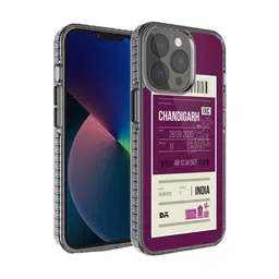 DailyObjects Purple & Off-White Chandigarh City Tag Stride iPhone 13 Pro Back Case-18
