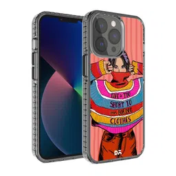 DailyObjects Peach & Red Colourblock Jumper iPhone 13 Pro Stride 2.0 Case Cover-58