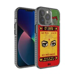 DailyObjects Red & Yellow Printed Do Aakhein Matchbox iPhone 13 Pro Max Phone Case-5