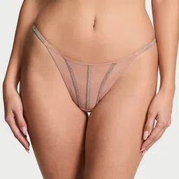 Victoria's Secret Women Low-Rise Shine Thong Brief 112452384SMU-image-54