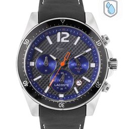 Lacoste Men Seattle Black Patterned Dial & Straps Analogue Chronograph Watch 2010752-picture-19