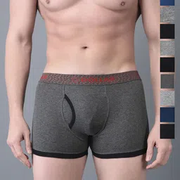 Dollar Bigboss Pack of 10 Combed Cotton Contoured Pouch Support Trunks-picture-29