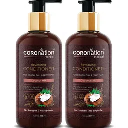 COROnation Herbal Set Of 2 Revitalizing Conditioner with Coconut Milk 300 ml each-11