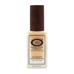 Fashion Colour Platinum 24HR Longwear Matte Liquid Foundation with Skincare 30ml - Khaki-19