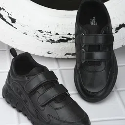 Liberty Kids Velcro School Shoes-37