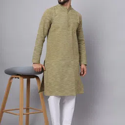 Latest Chikan Garments Woven Design Mandarin Collar Straight Kurta-picture-29