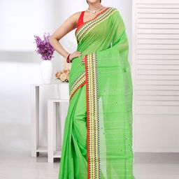 DipDiya Pure Cotton Taant Saree-picture-49