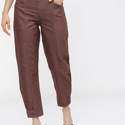 Tokyo Talkies Women Maroon Regular Fit Jeans-image-36