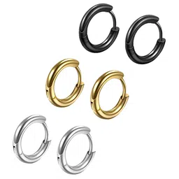KARISHMA KREATIONS Set Of 3 Hoop Earrings-29
