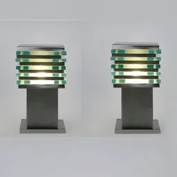 SPARK WORLD White 2 Pieces Outdoor Lamps-image-98