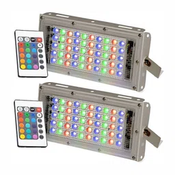 SPARK WORLD Off White 2 Pieces Color Changing Off White Self assembly Outdoor Lamp-image-26