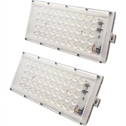 SPARK WORLD White 2 Pieces Metal Outdoor Lamps-image-10